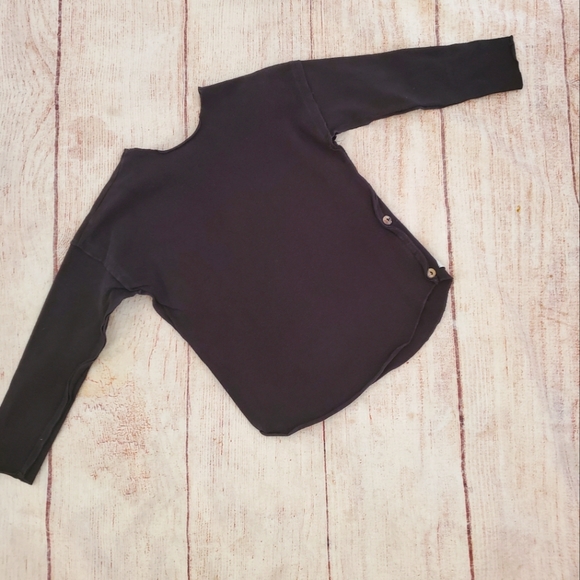 Gaya Lab black long sleeve stretch tshirt sz 2 - Picture 1 of 3